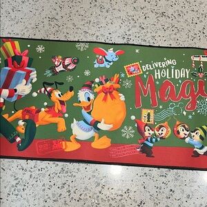 Disney Holiday Magic extra large mouse pad - Green and Red